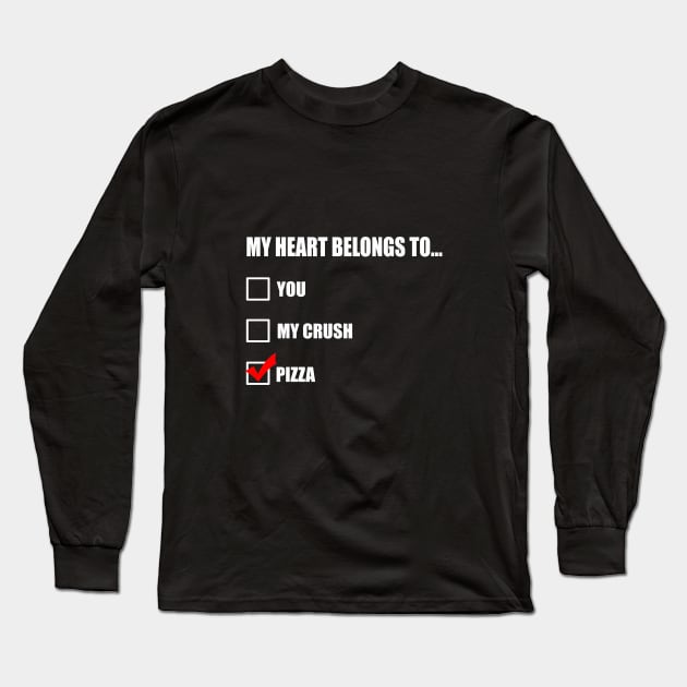 My heart belongs to... Long Sleeve T-Shirt by Genesis993